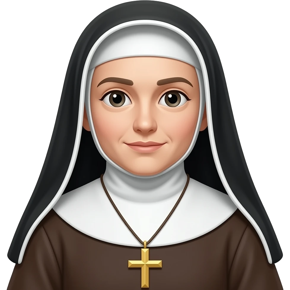 грустная настоятельница монастыря emoji