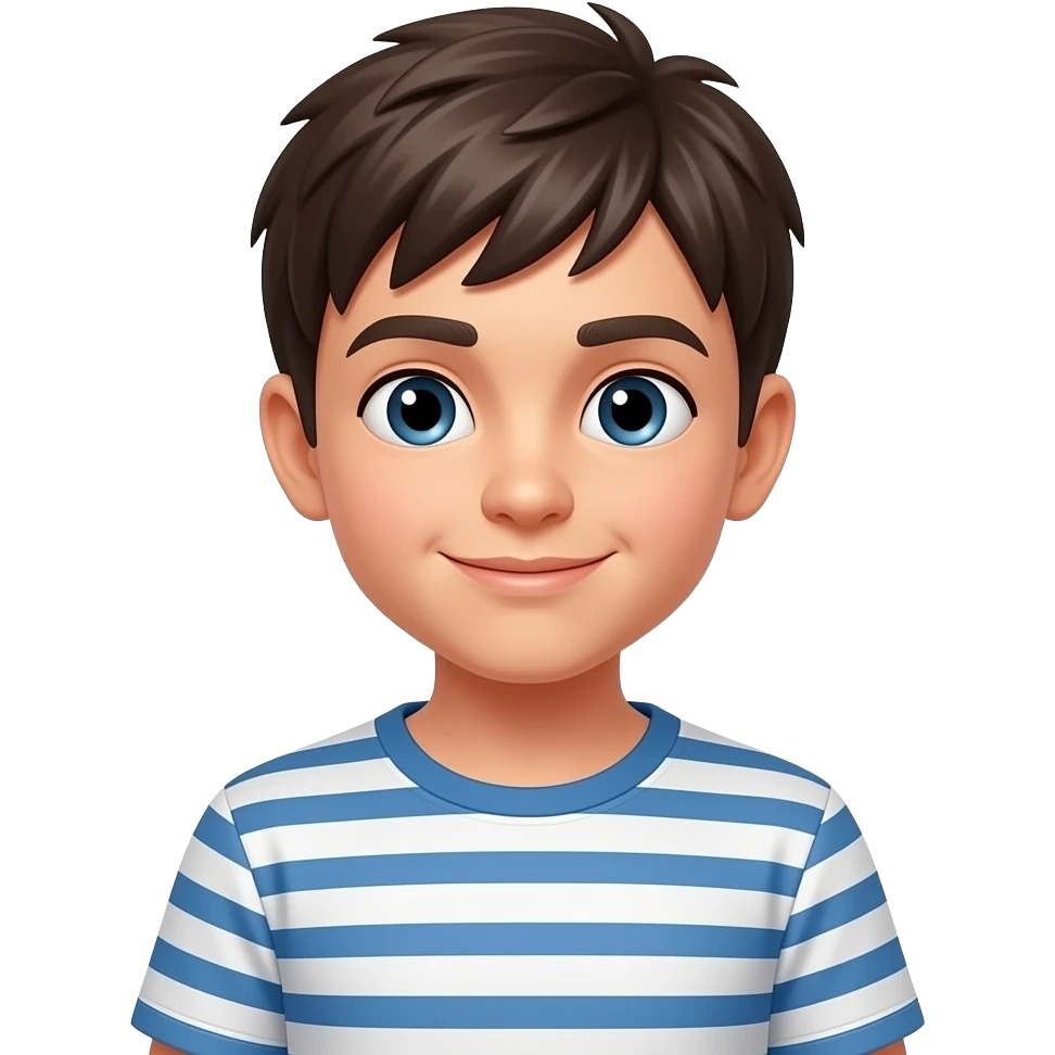 kid in stripe emoji