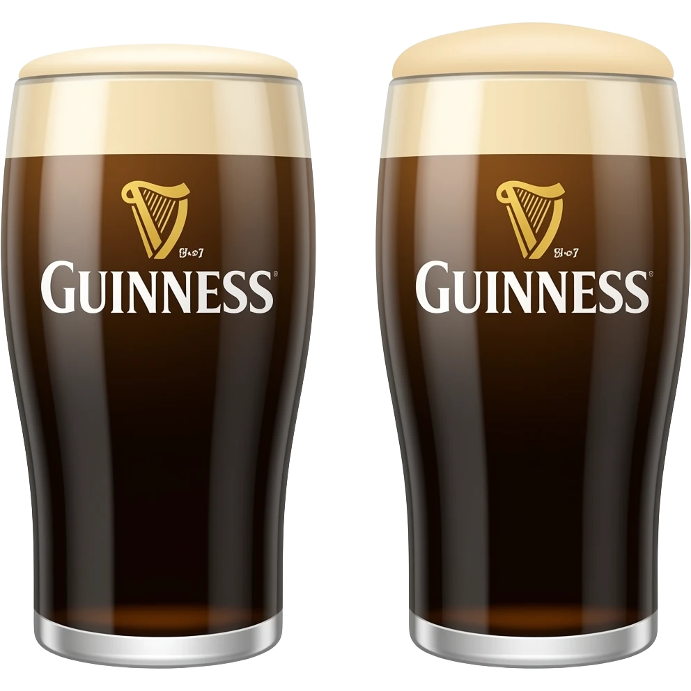 guinness glasses emoji