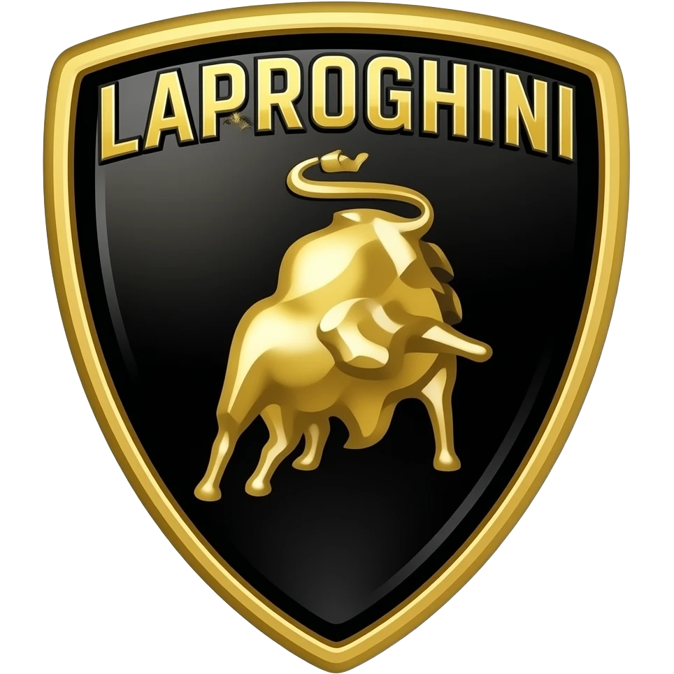 Logo of the car Lamborghini emoji