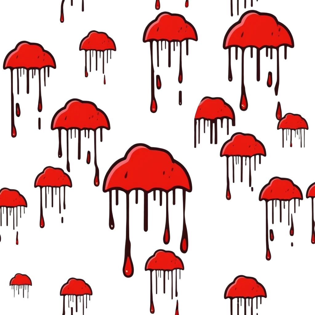 blood rain emoji