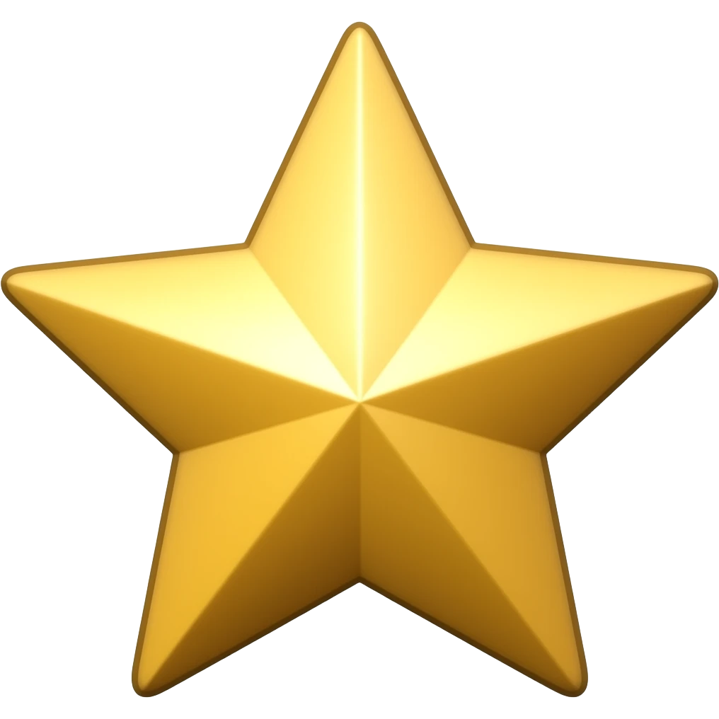 HAZ LITERALMENTE LA MITAD DE UNA ESTRELLA emoji
