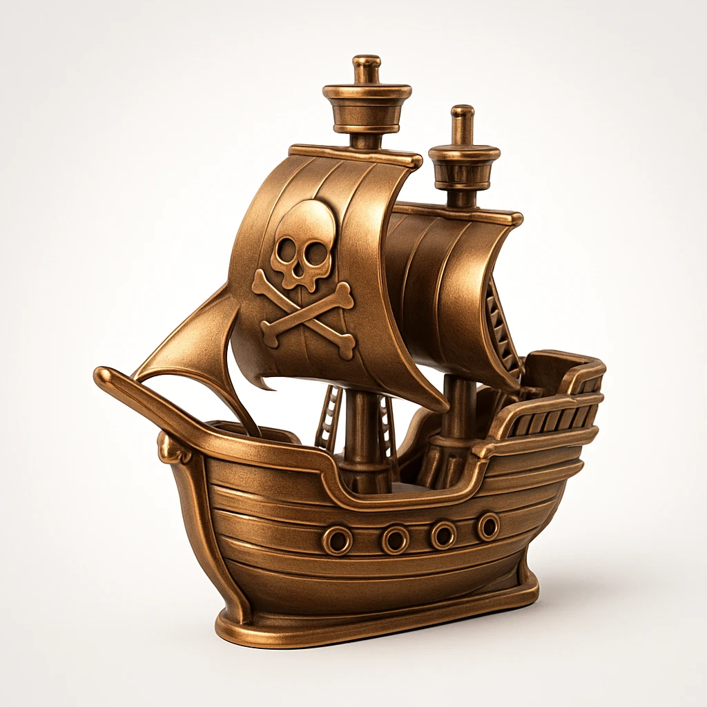 pirate ship emoji