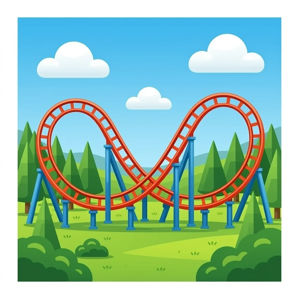 Roller coaster emoji