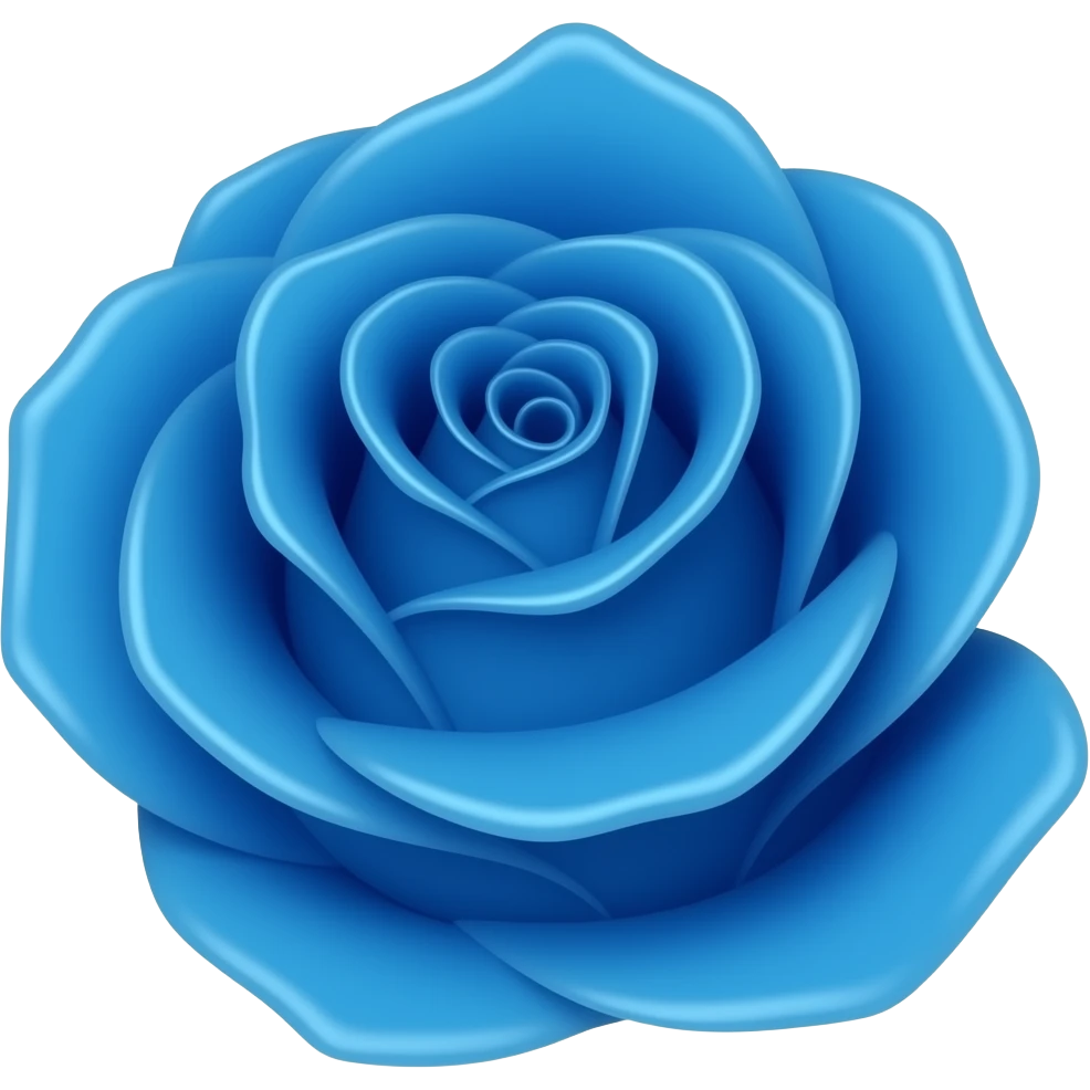 Azme un emoji de una ROSA AZUL emoji