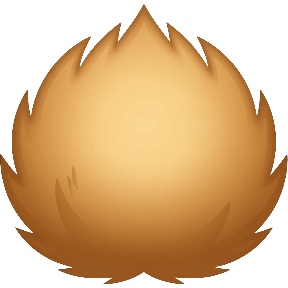 Orange Rabbit tail emoji