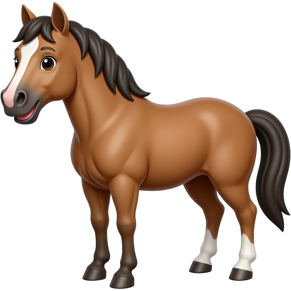 horse+laughingface inthis style:😉 emoji