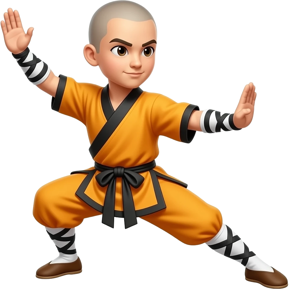 Shaolin kung fu emoji