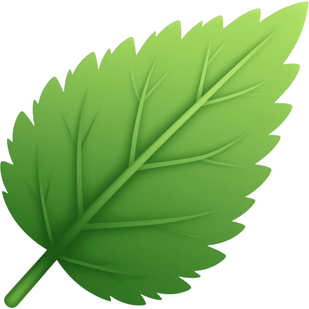 Plantago leaf emoji