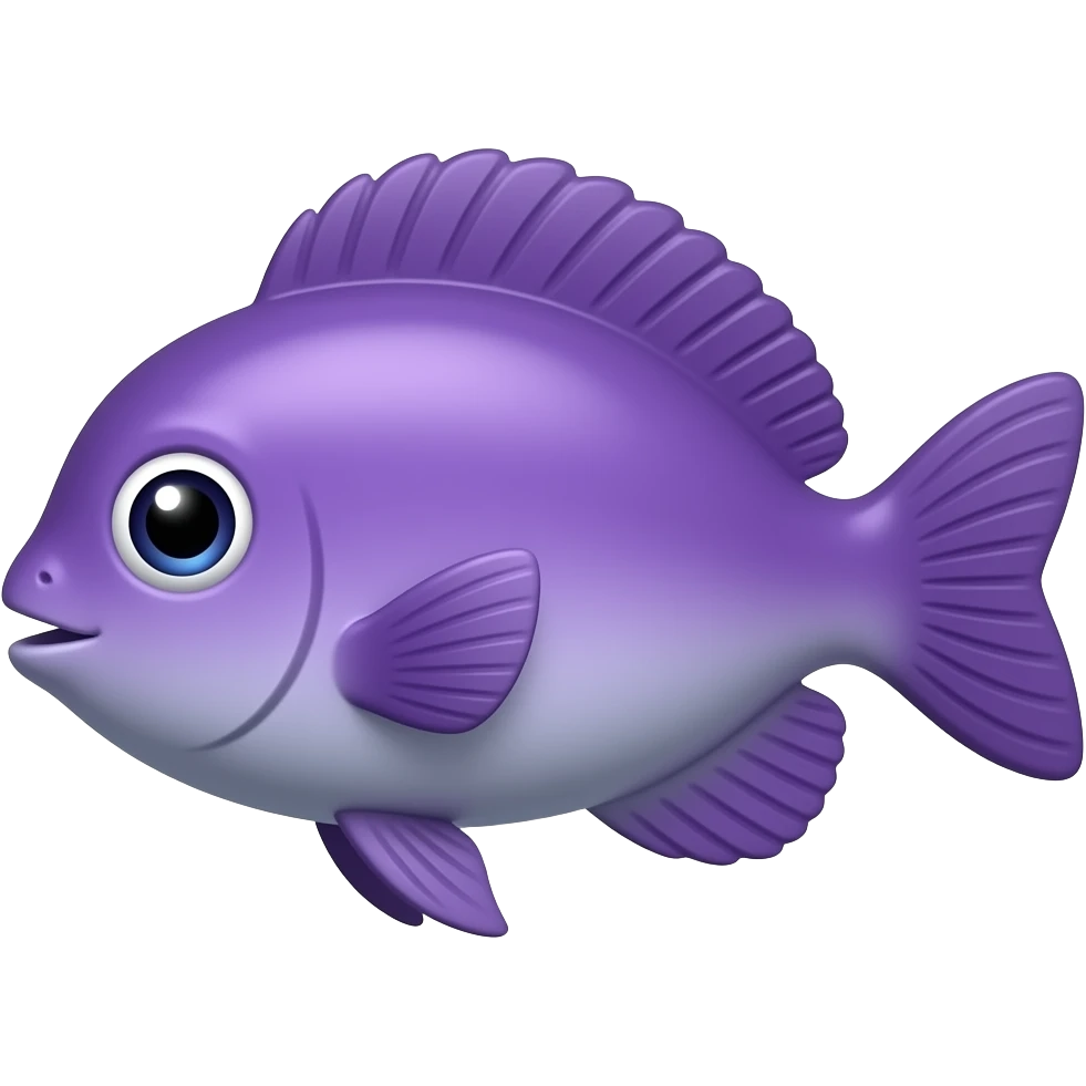 mor balık emoji