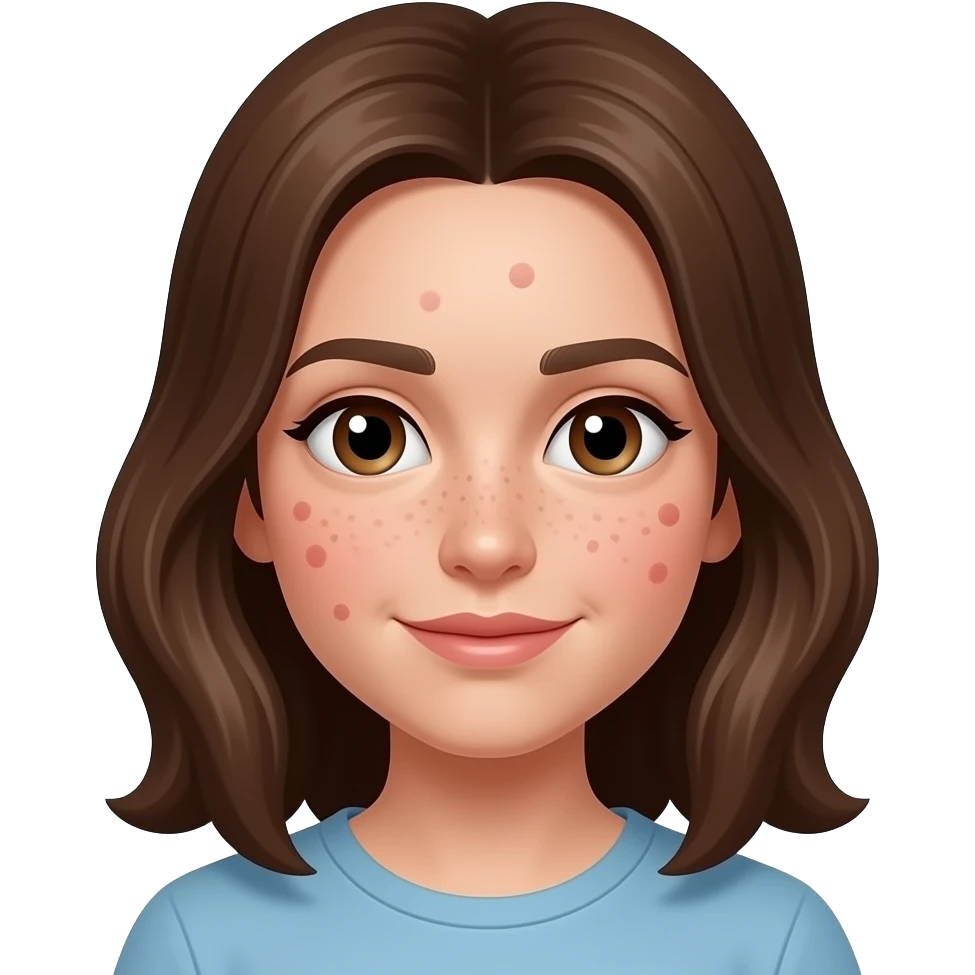 girl with acne emoji