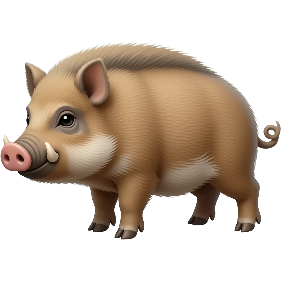 Wild piglet boar emoji