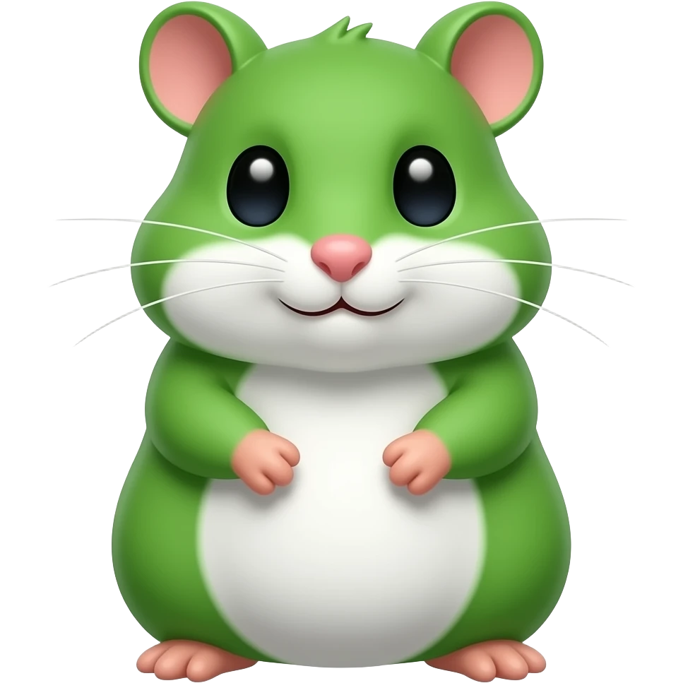 green skin hamster emoji
