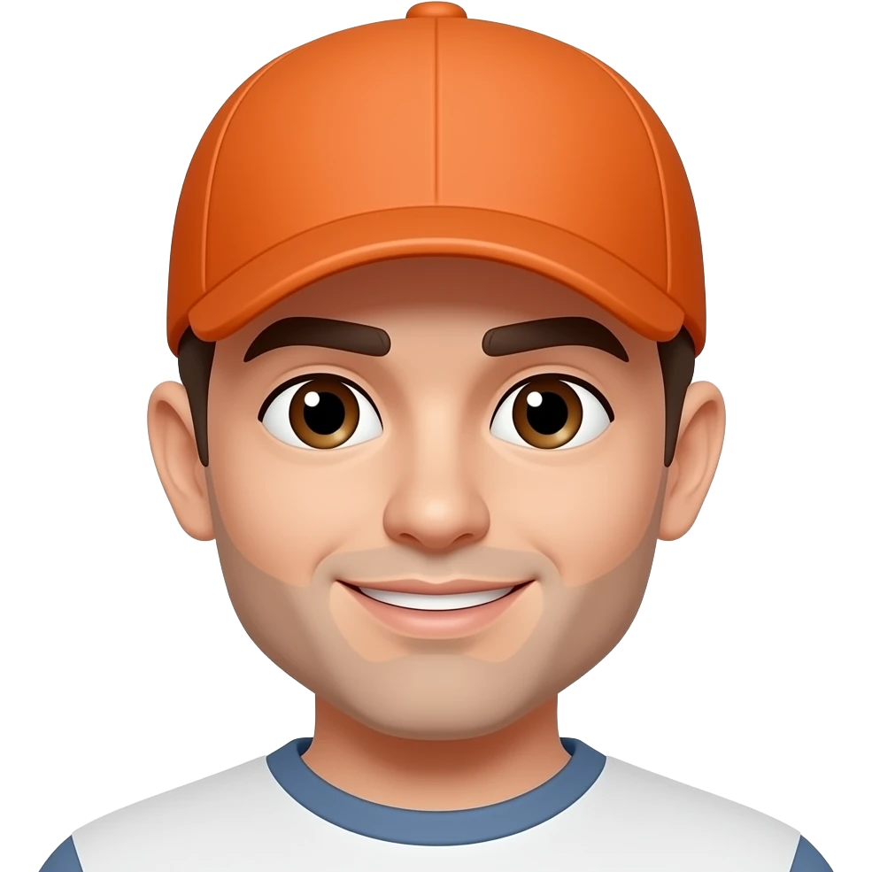Orange cap  he emoji