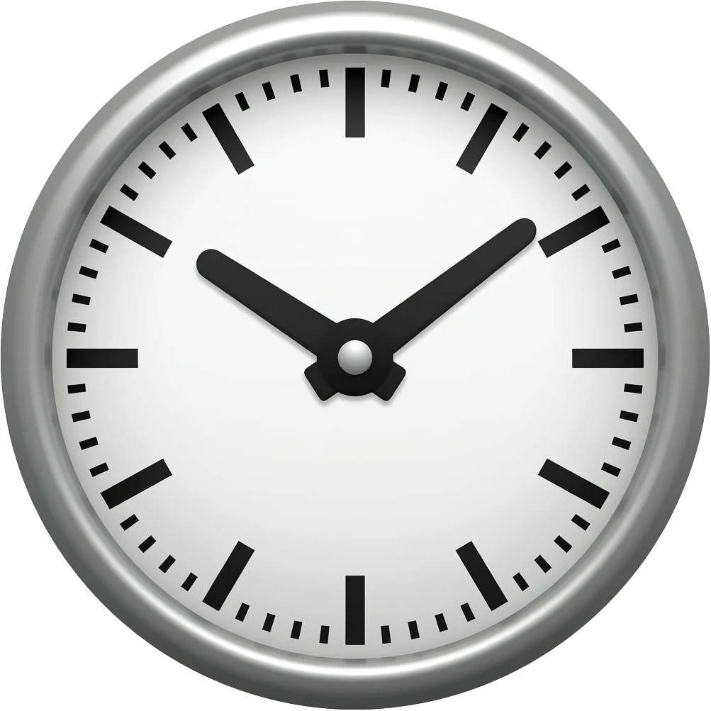 reloj 2 minutos emoji