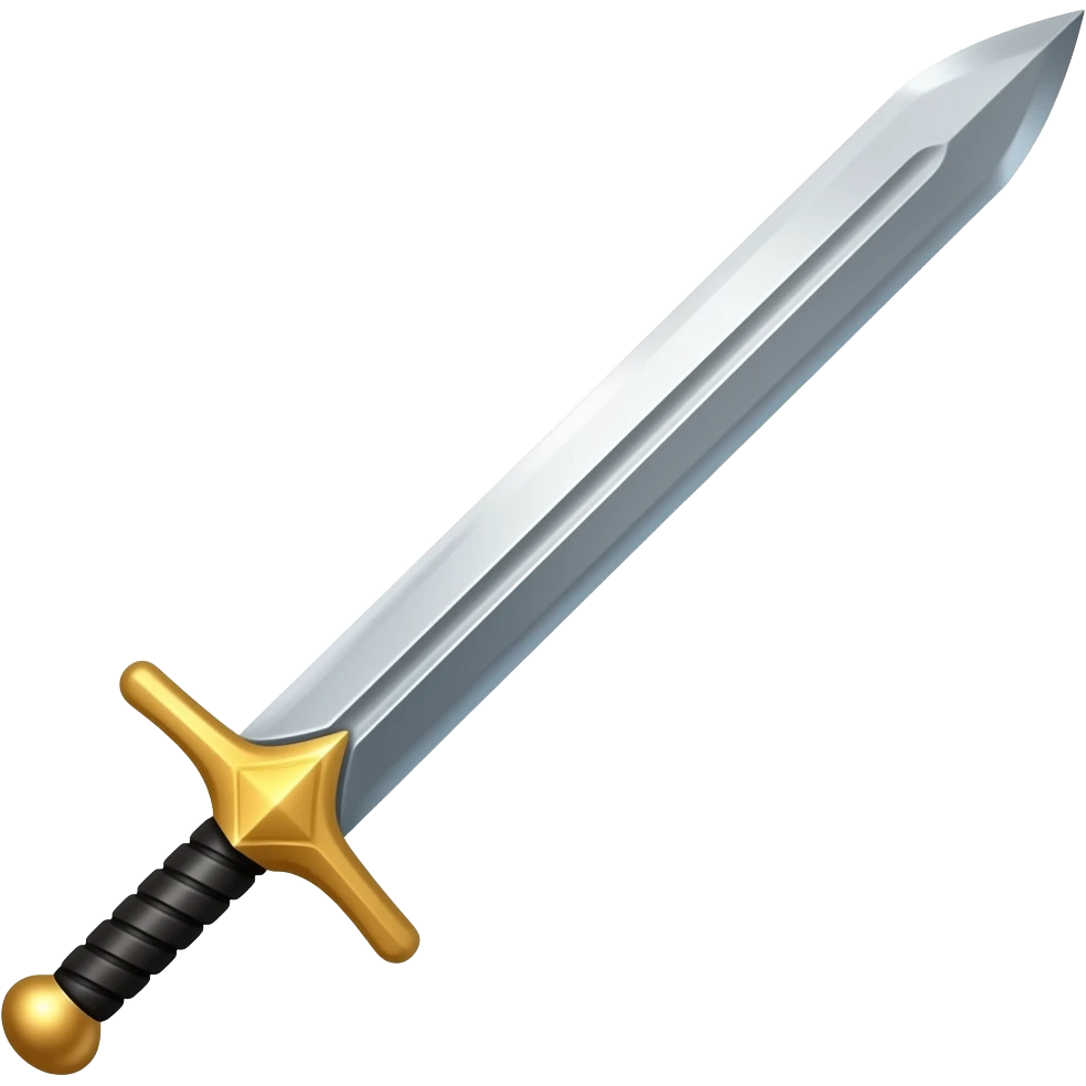 very thin sword emoji