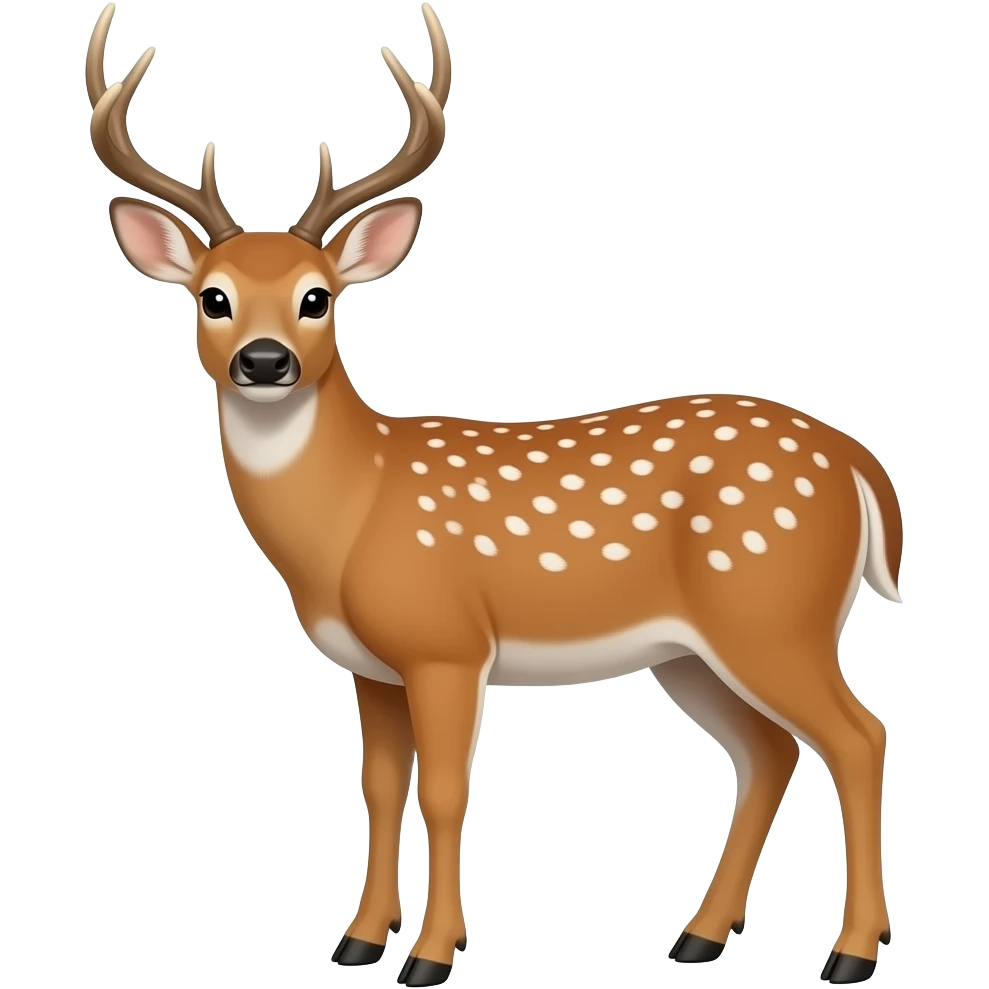 deer head and shoudlers emoji