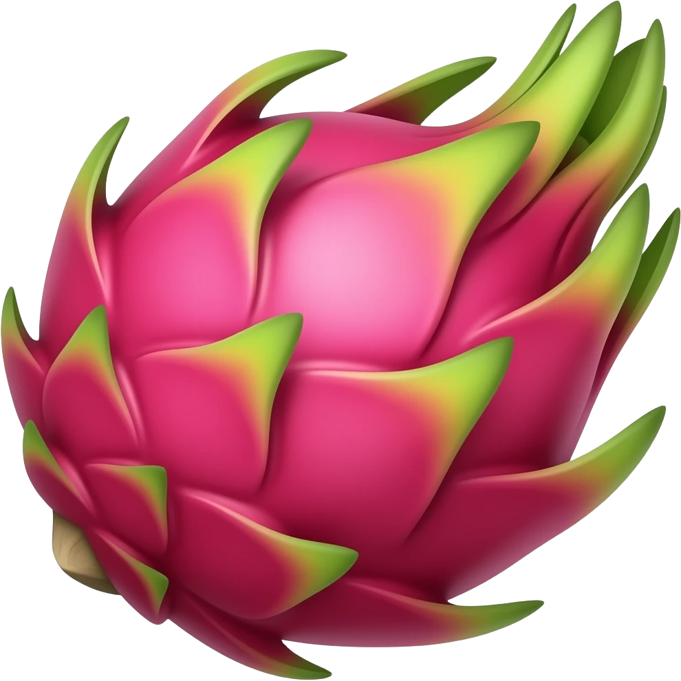 Dragon fruit (red flesh) emoji