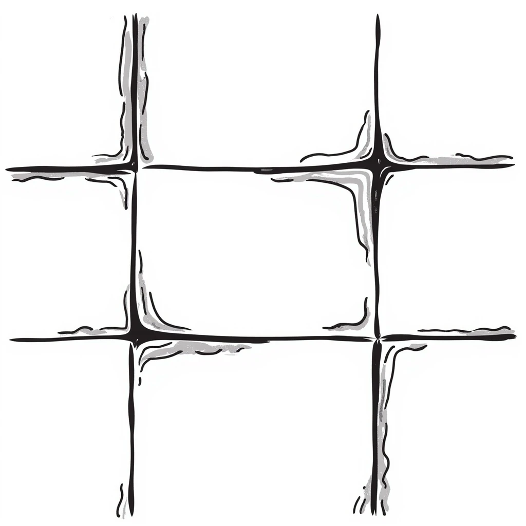 hand-drawn stone tile, top-down, sketchy lines, light gray, minimal detail, artistic style emoji