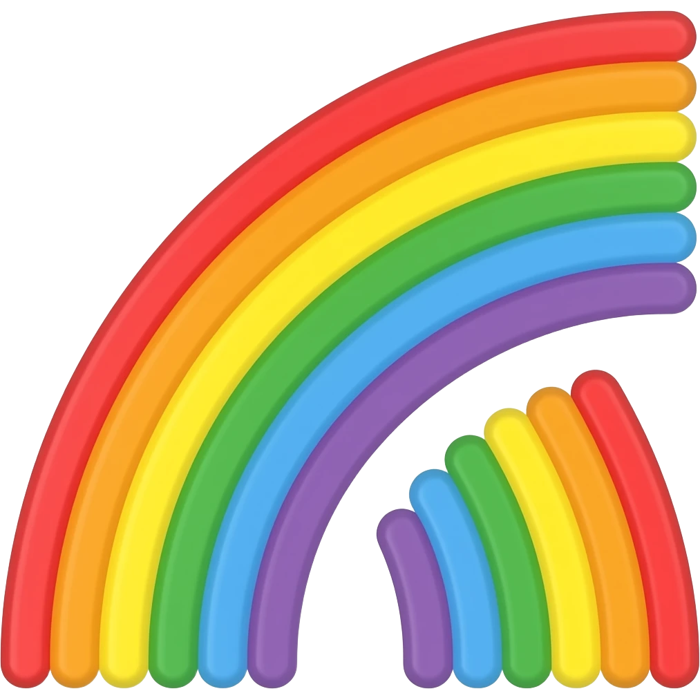 rainbow emoji