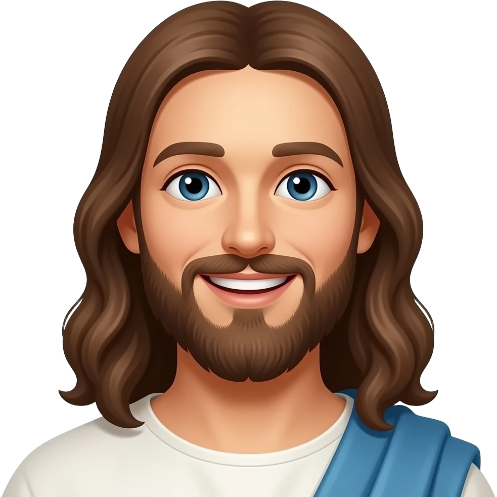 Laughing Jesus emoji