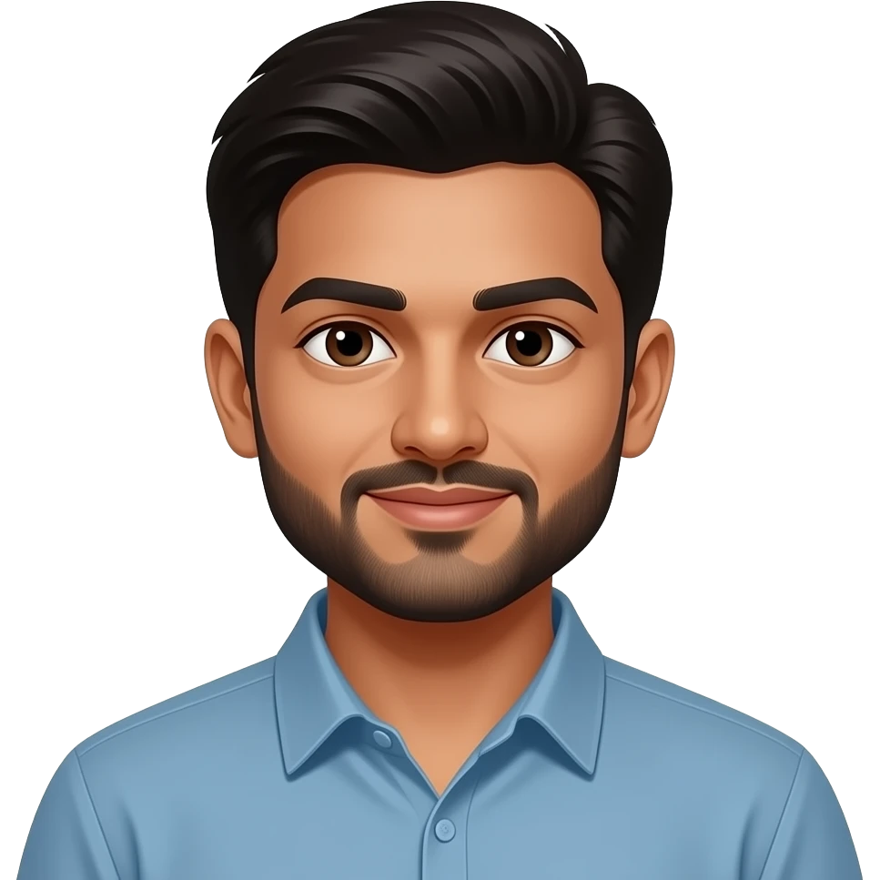 Face only of indian male emoji