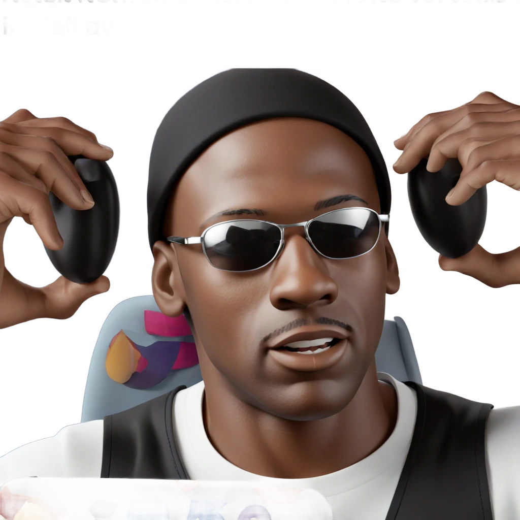 cool dude in shades meme emoji