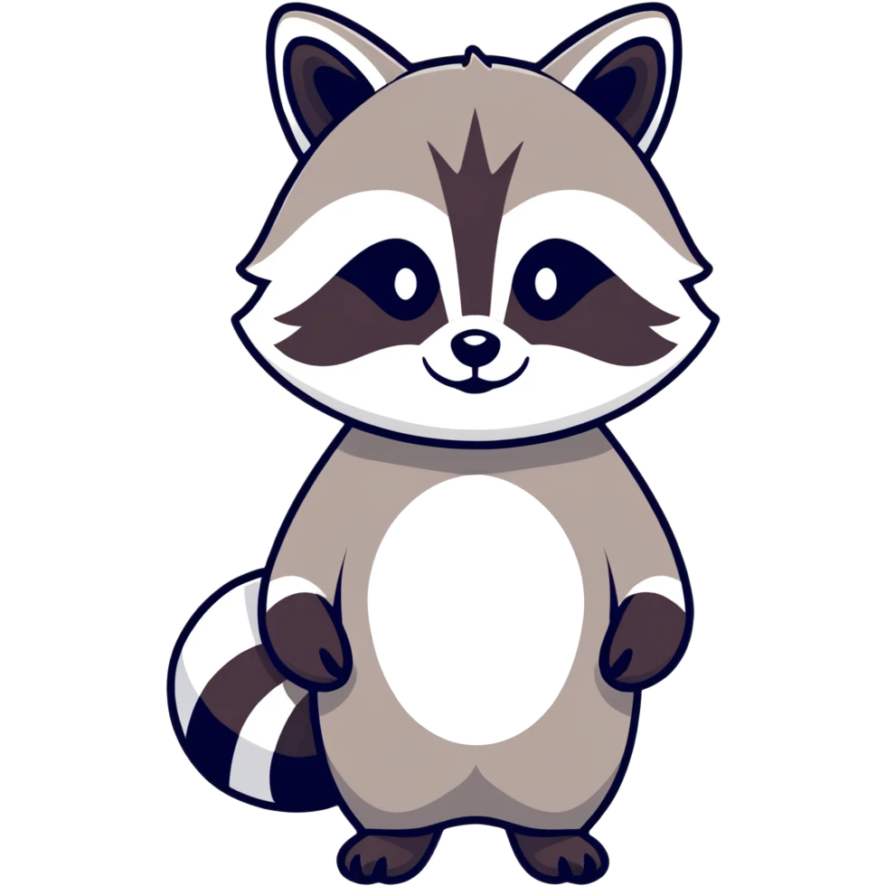 Raccoon emoji