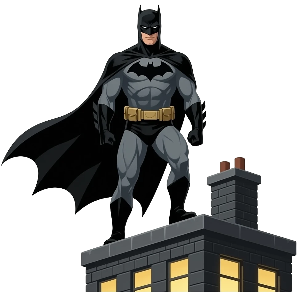 Bat man emoji