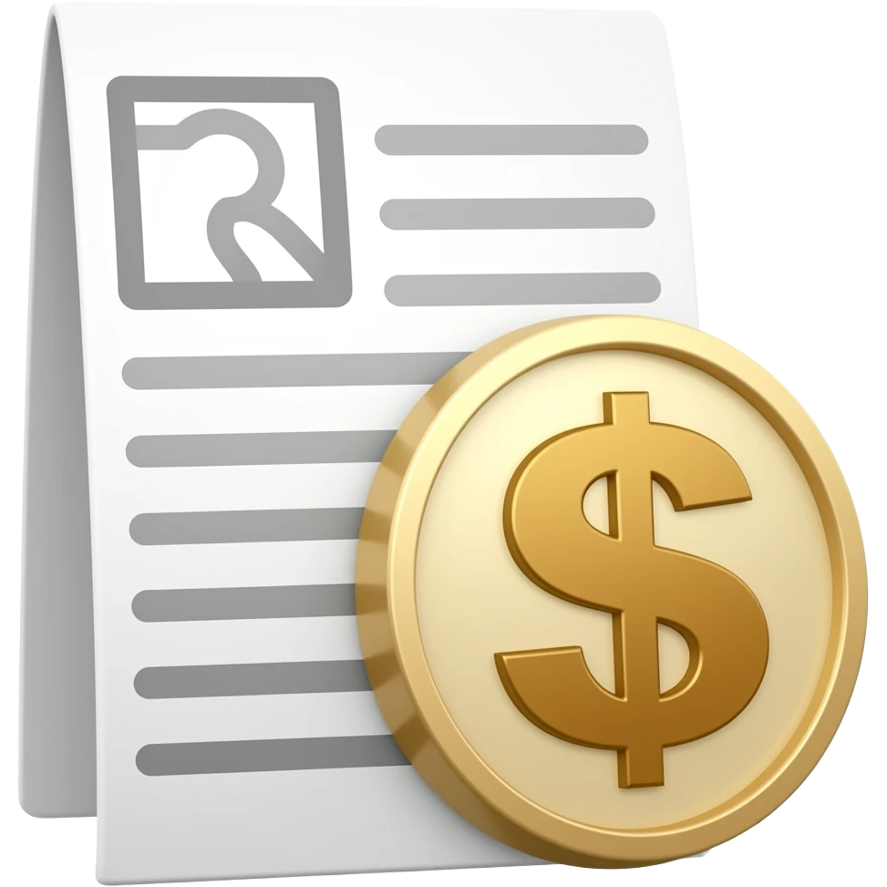 price estimate with a dollar sign emoji