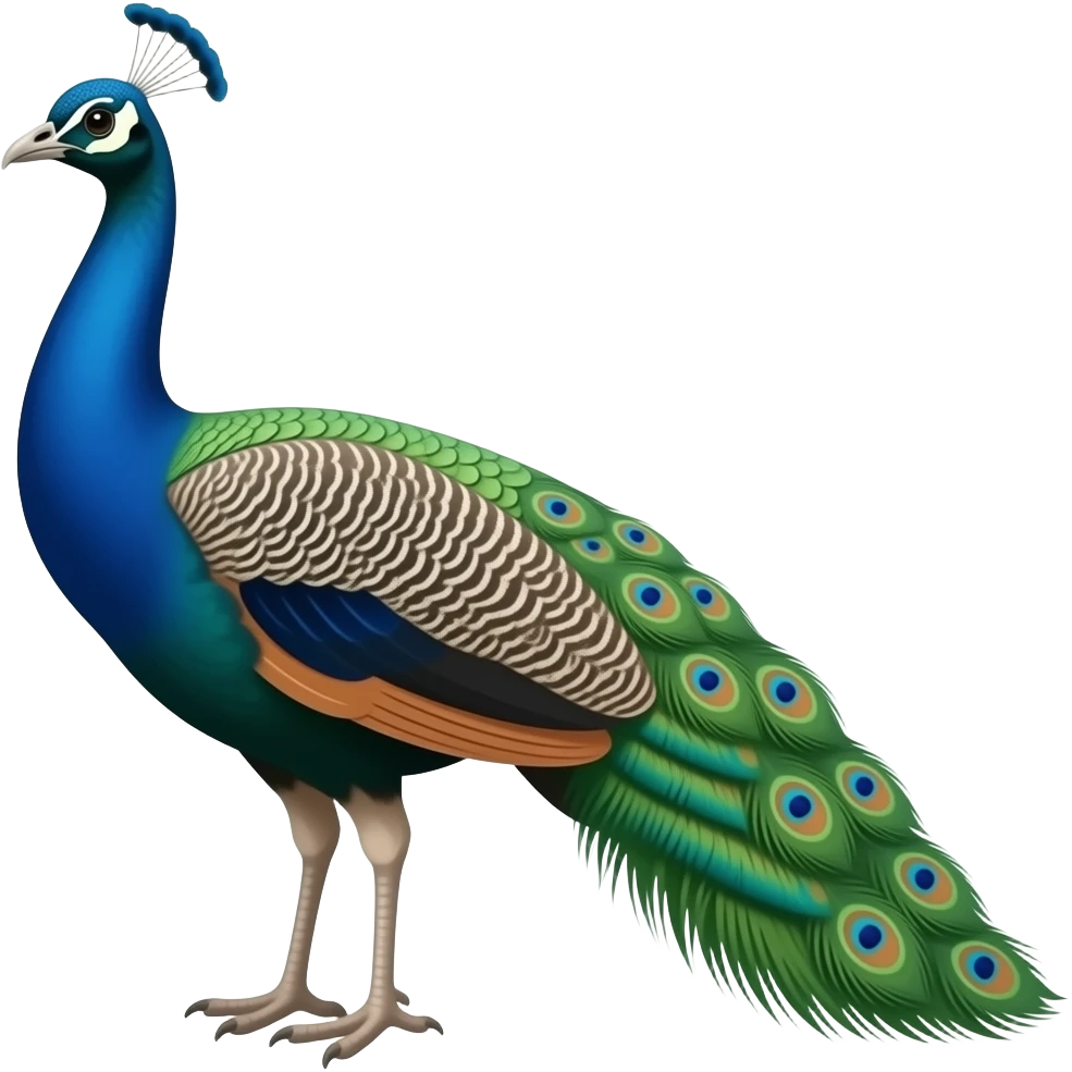 peafowl emoji