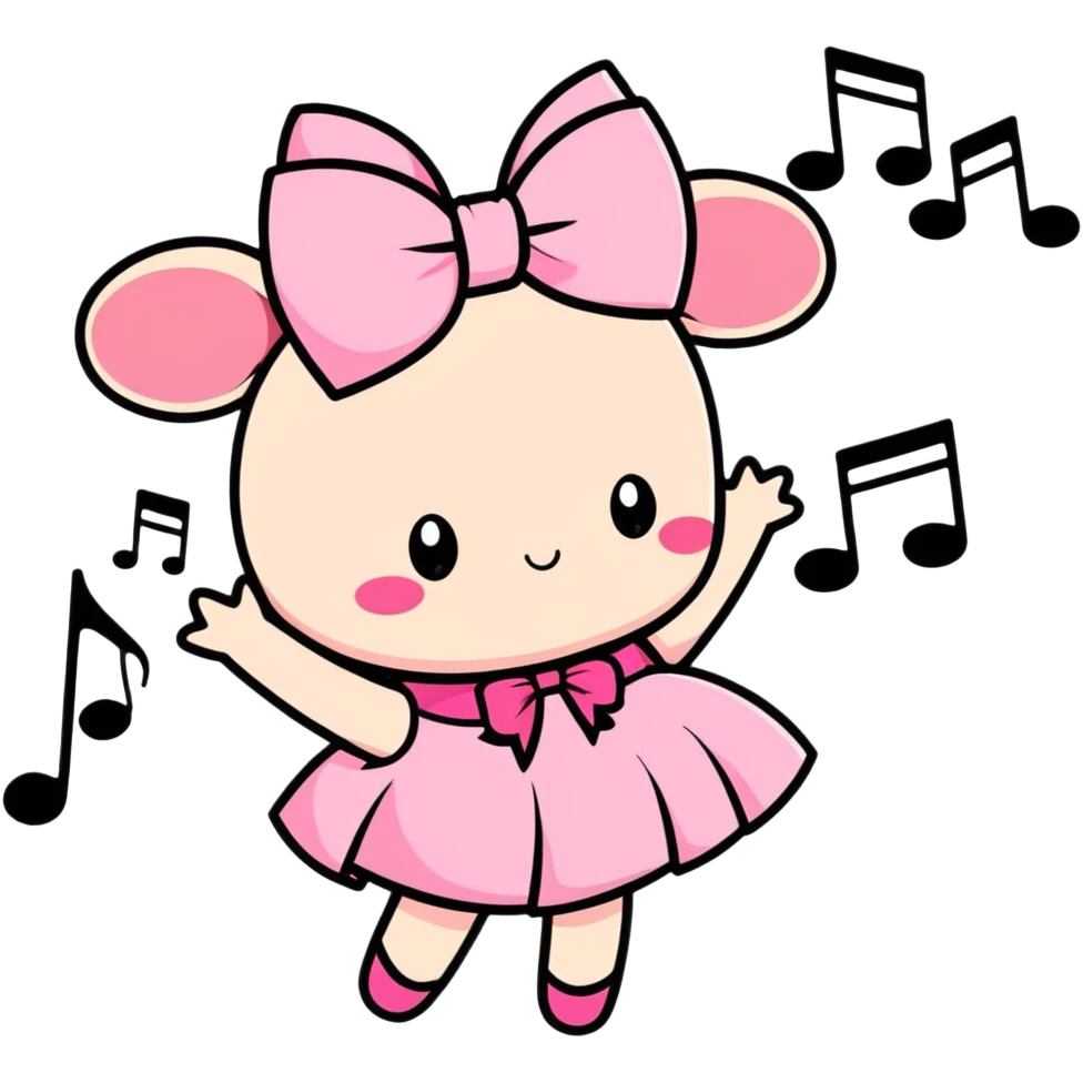 Pink sprunki 🐰🩷🎀🎶 emoji