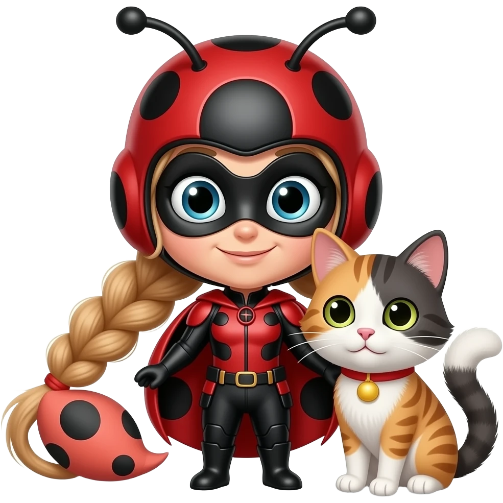 Ladybug. Es. Una. Heroina.  Con. Su. Lakichan.  Es. Una. Chica. Es.  Cat nua. Tikki. Motas. Tiki.   Es. Un. Cuami. Halia. La. Hamiga.  De. Marinet. Hija. De. Un. Paranero. Mia.    Soy. Cat nuat emoji