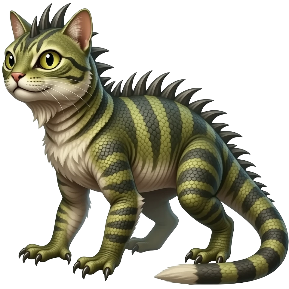Insomnya-Abyssal-cat-lizard-animal-fantasy-hybrid-creature emoji