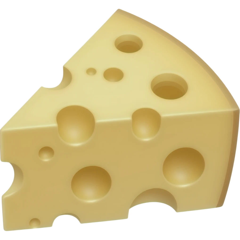 thin slice of cheese emoji