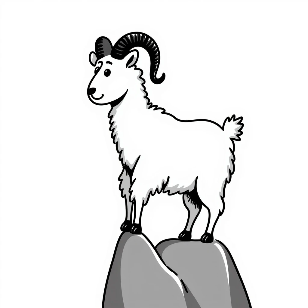 Mountain goat emoji