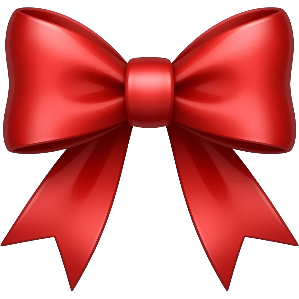 red bow emoji