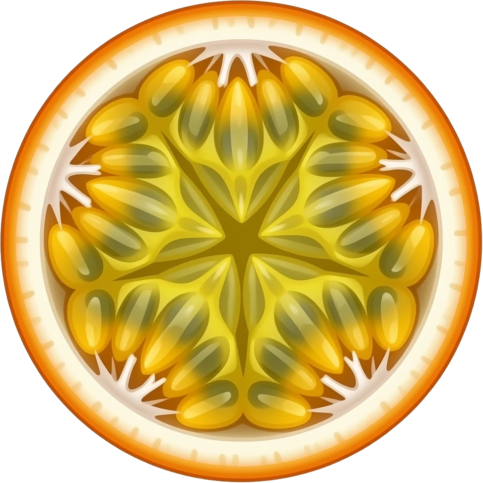 Passion fruit emoji