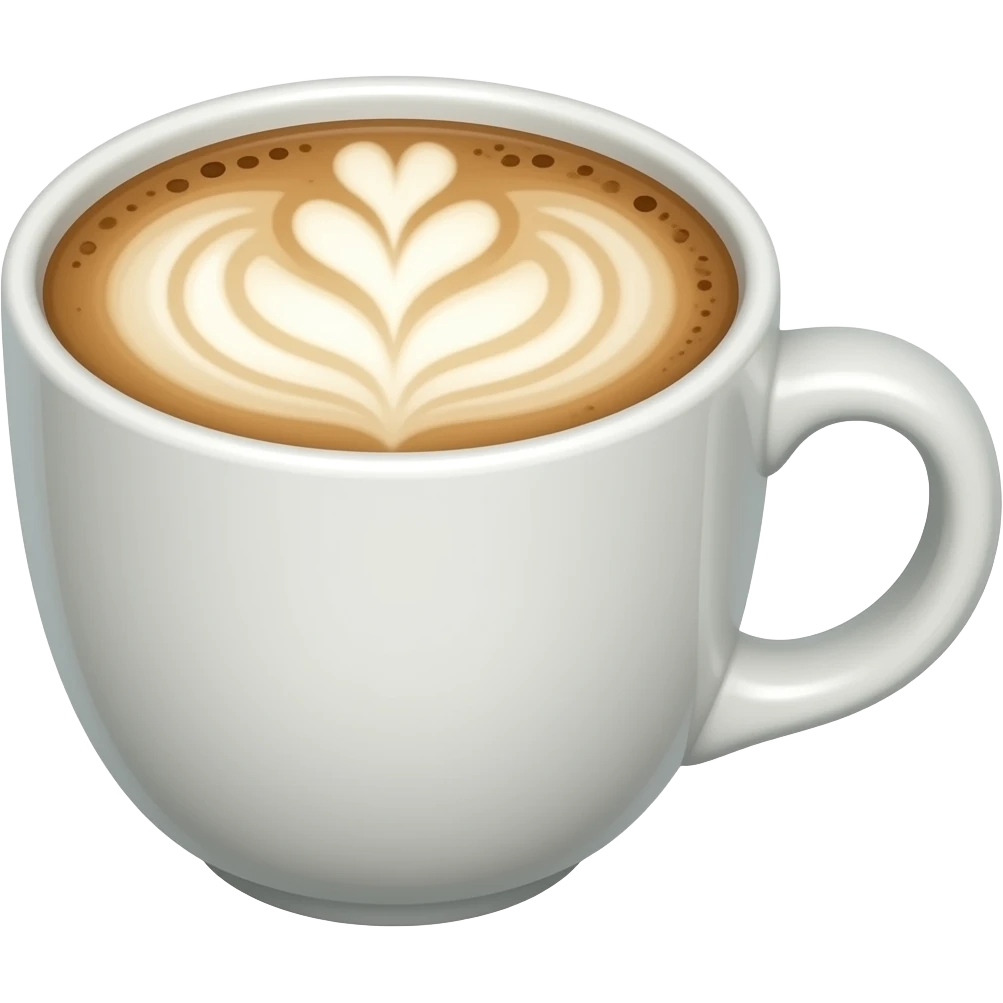 cup of hot caramel macchiato emoji
