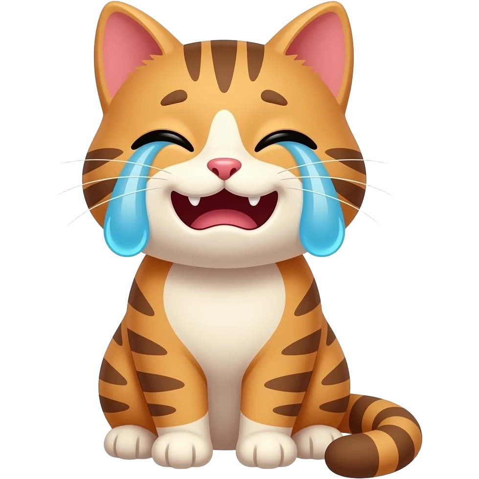 Funny laughing with crying no humans emoji