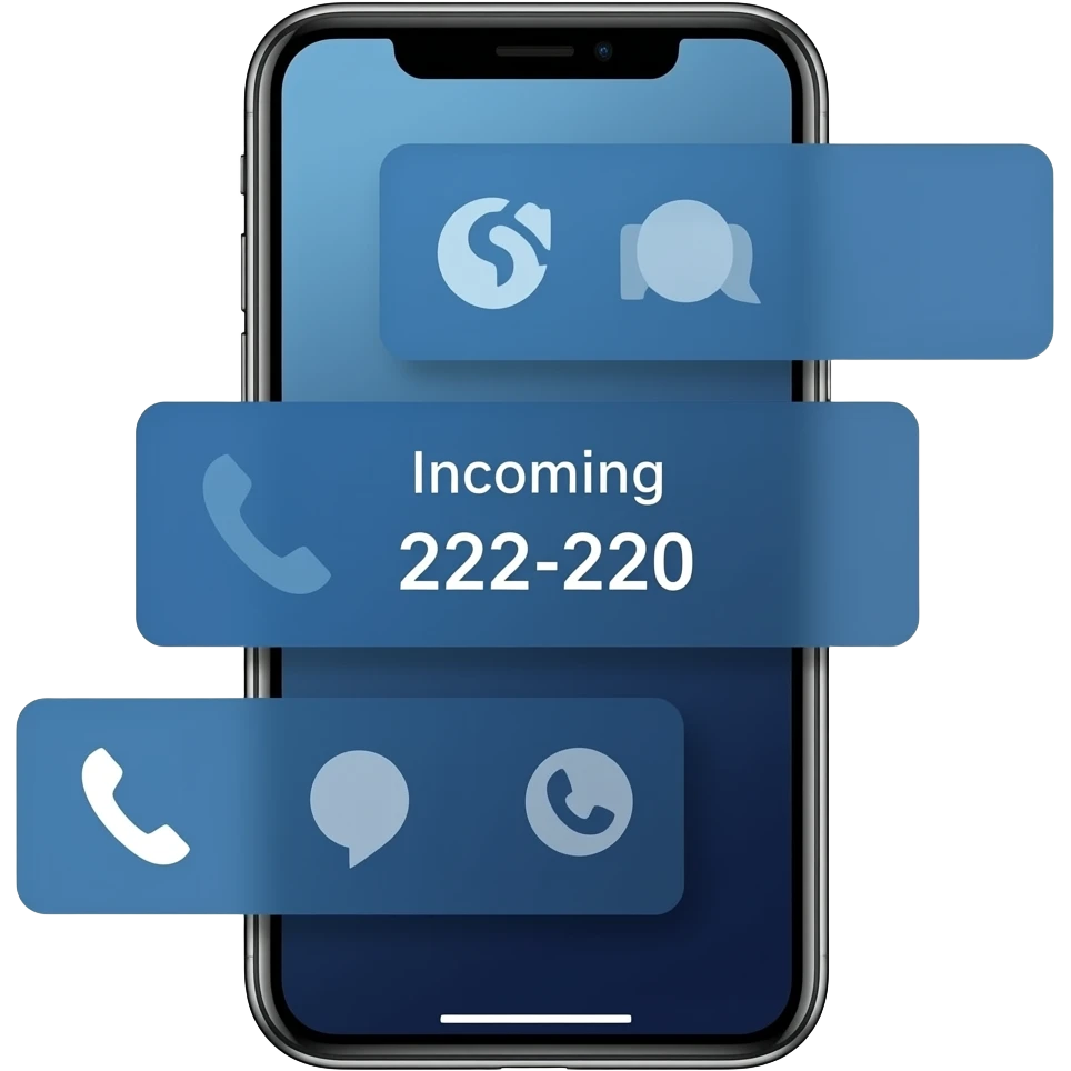 smartphone incoming call emoji