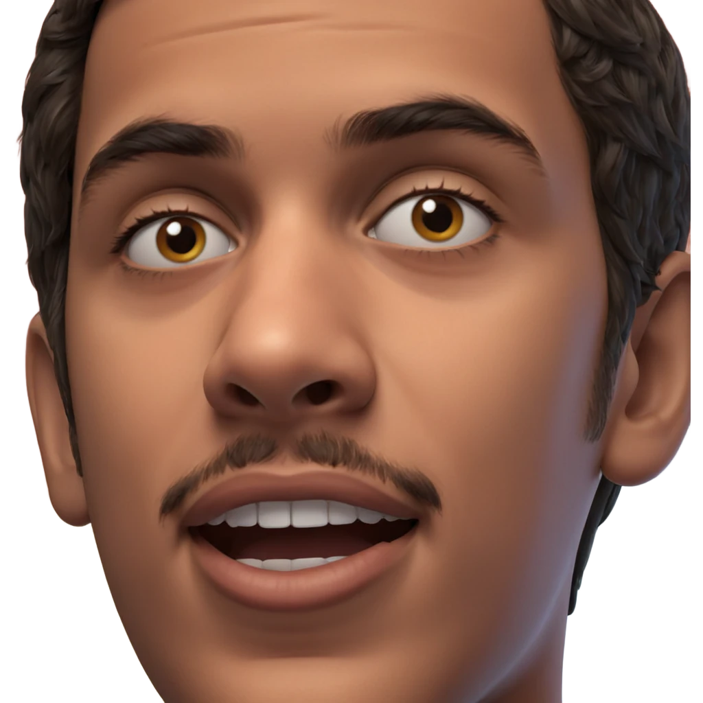 portrait of a surprised boy emoji