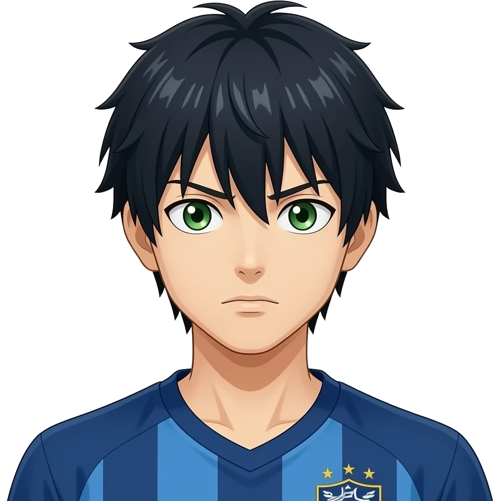 Isagi de blue lock emoji