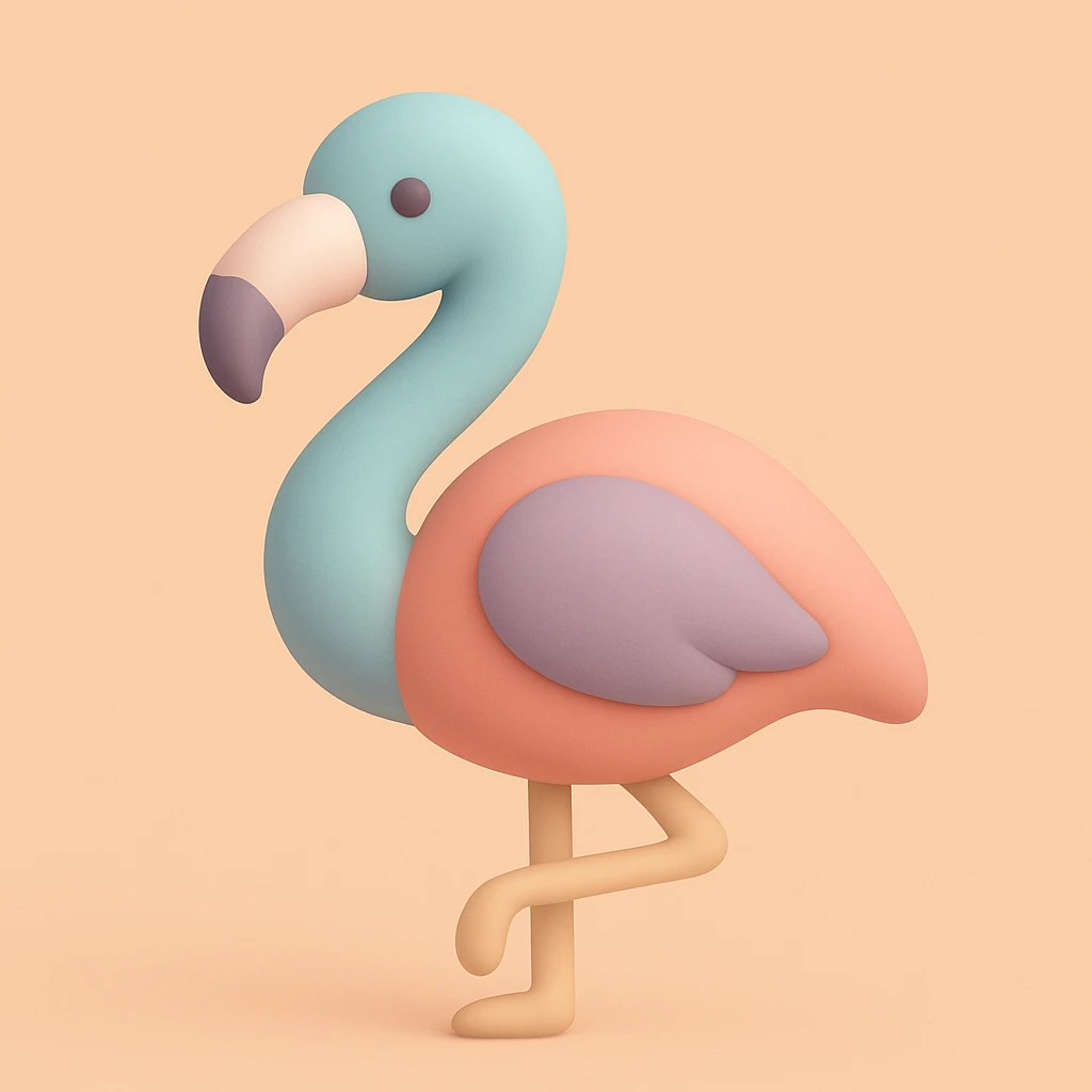 flamingo emoji