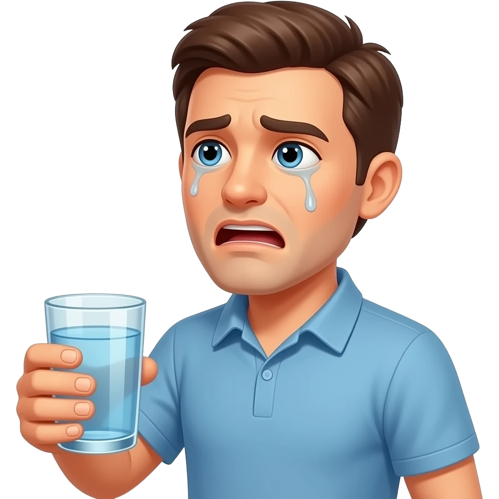 I need a thirsty of water emoji