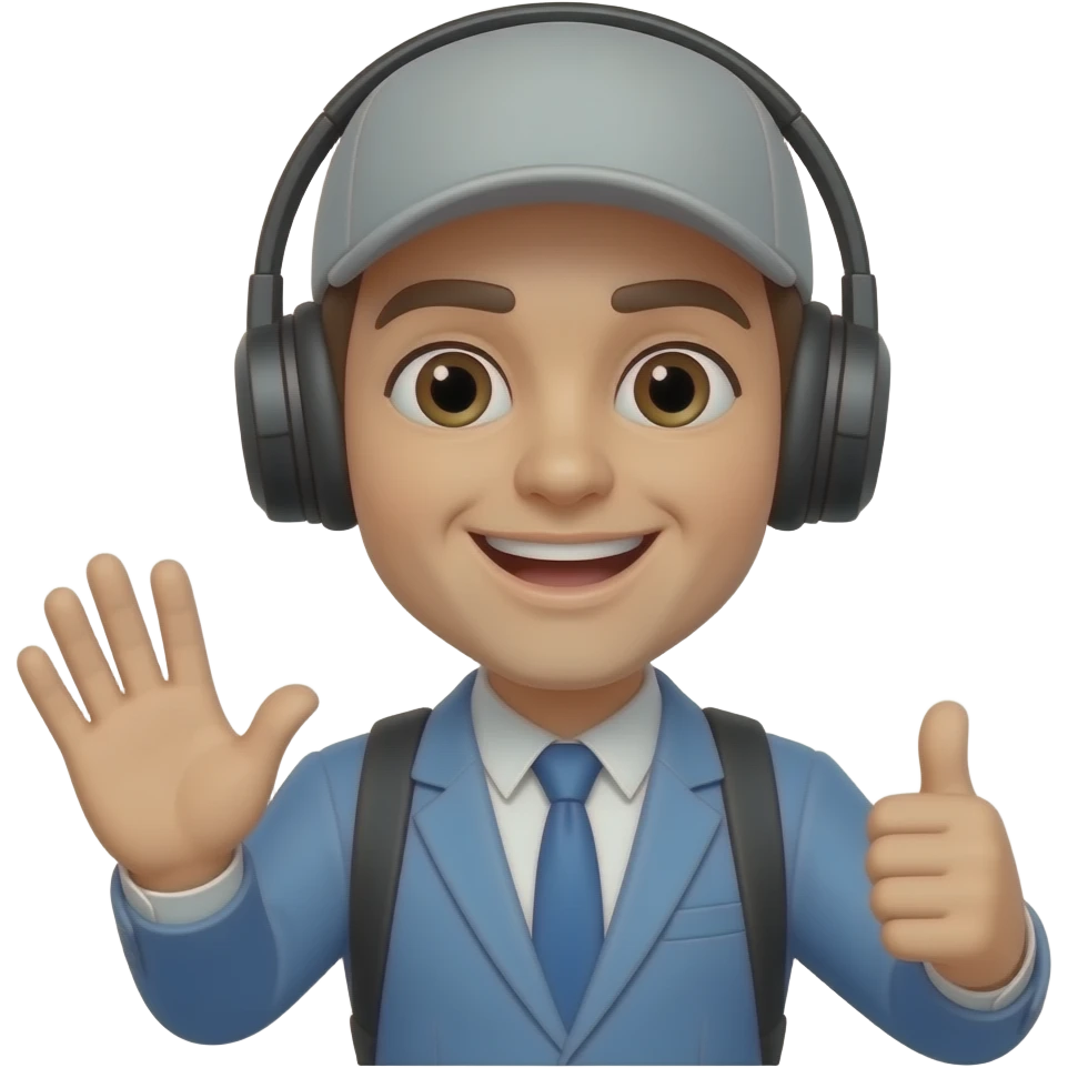 A person saying something is significant to say daily emoji