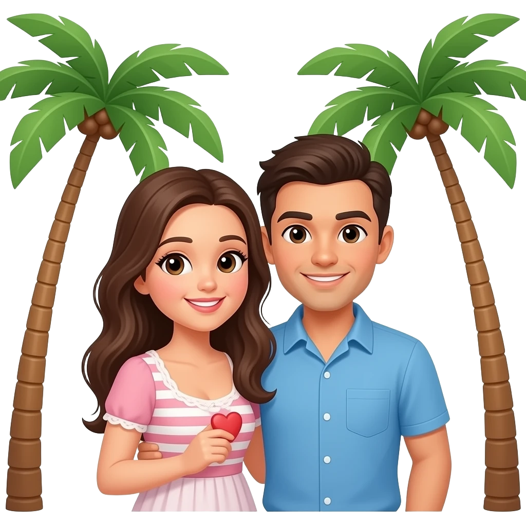 Amore unter Palmen emoji