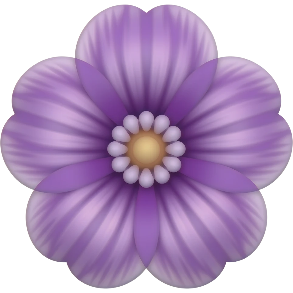 purple flower emojis emoji