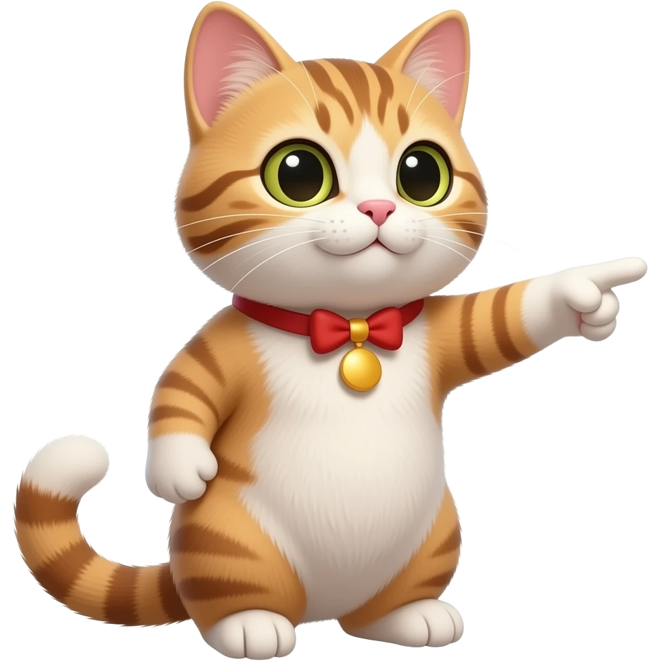 emoji gato señalando emoji
