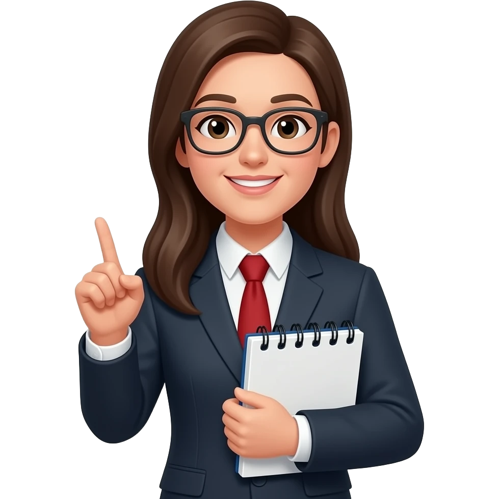 teacher holding Notebook emoji